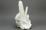 Tall Milky Candle Quartz Crystal Cluster - Inner Mongolia #226038-2